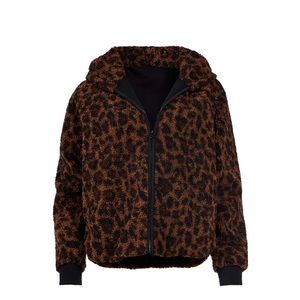 Lou and grey leopard print zip up